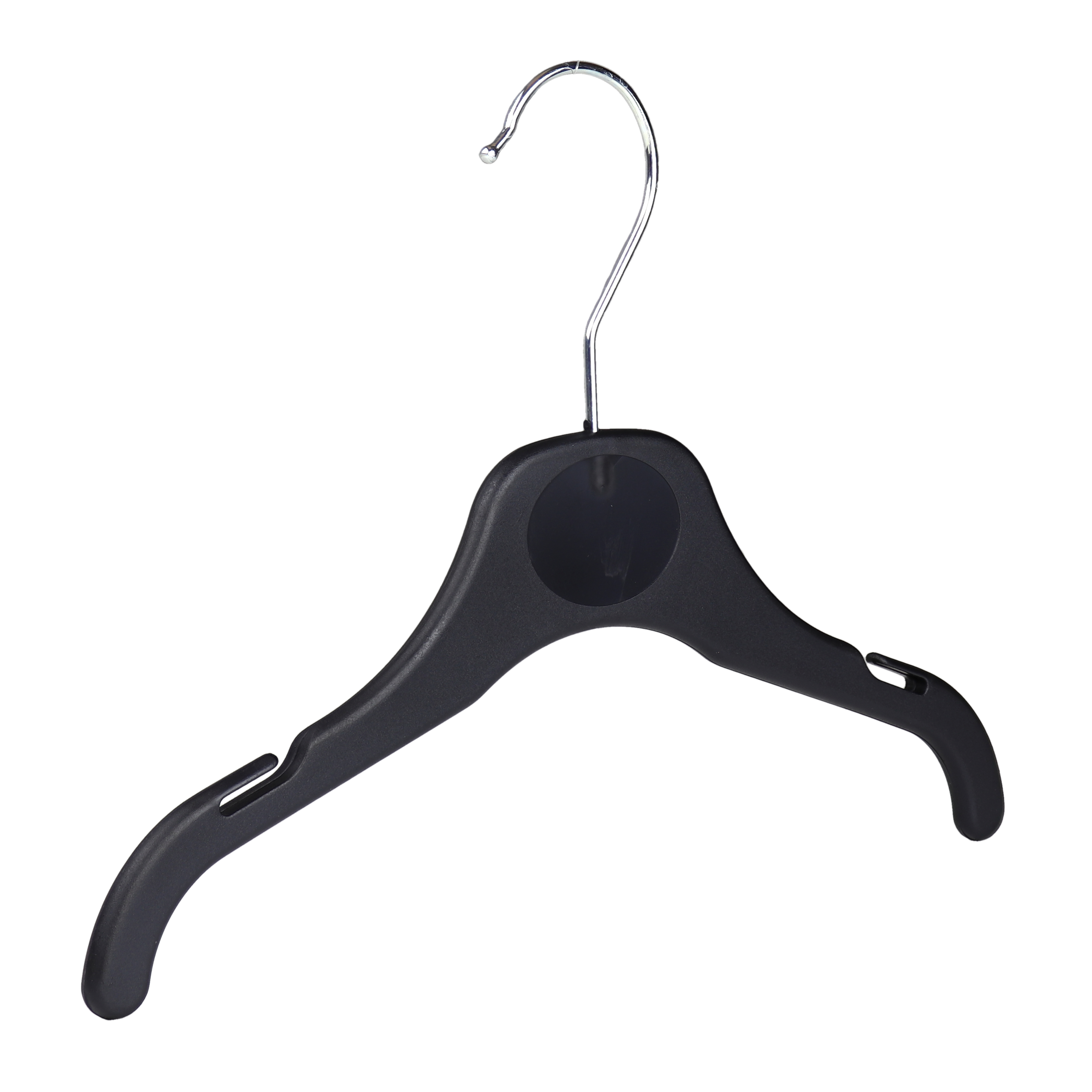 Plastic Children's Coat Hanger, Black, 26cm (CH26)