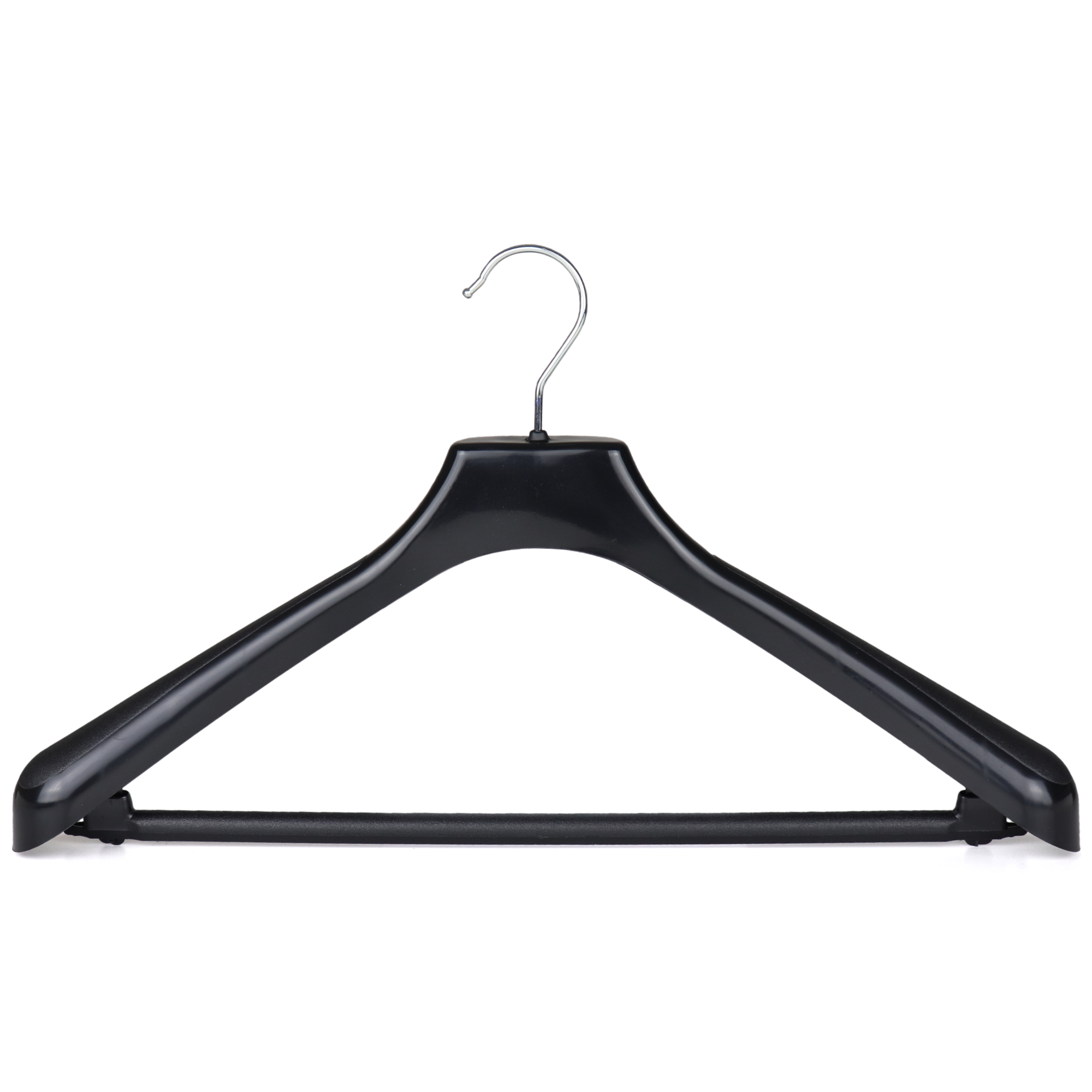 Black Plastic Suit Hanger Plastic Coat Hangers The
