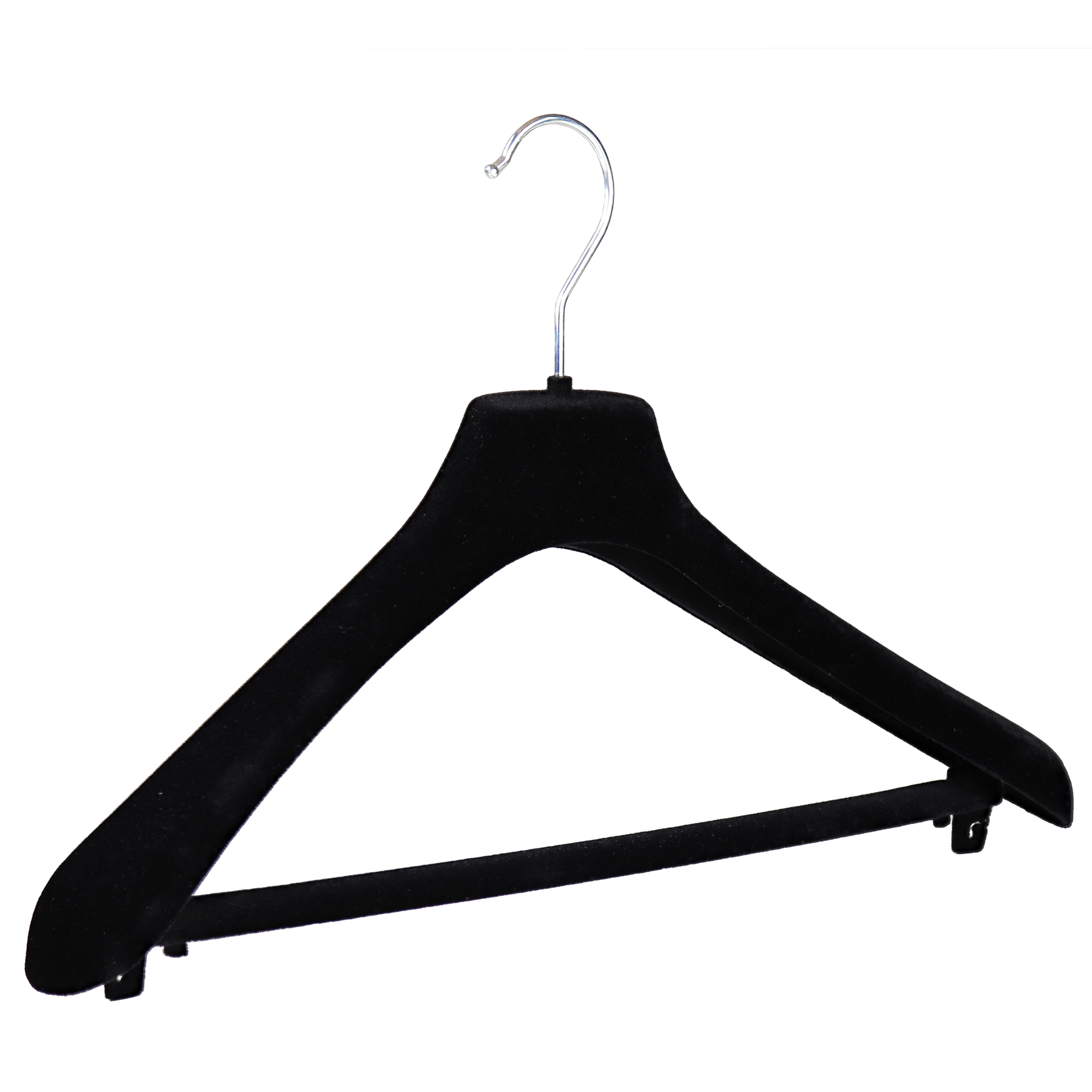 Black Velvet Flocked Suit Hanger Bridesmaid Hangers Wedding Hanger