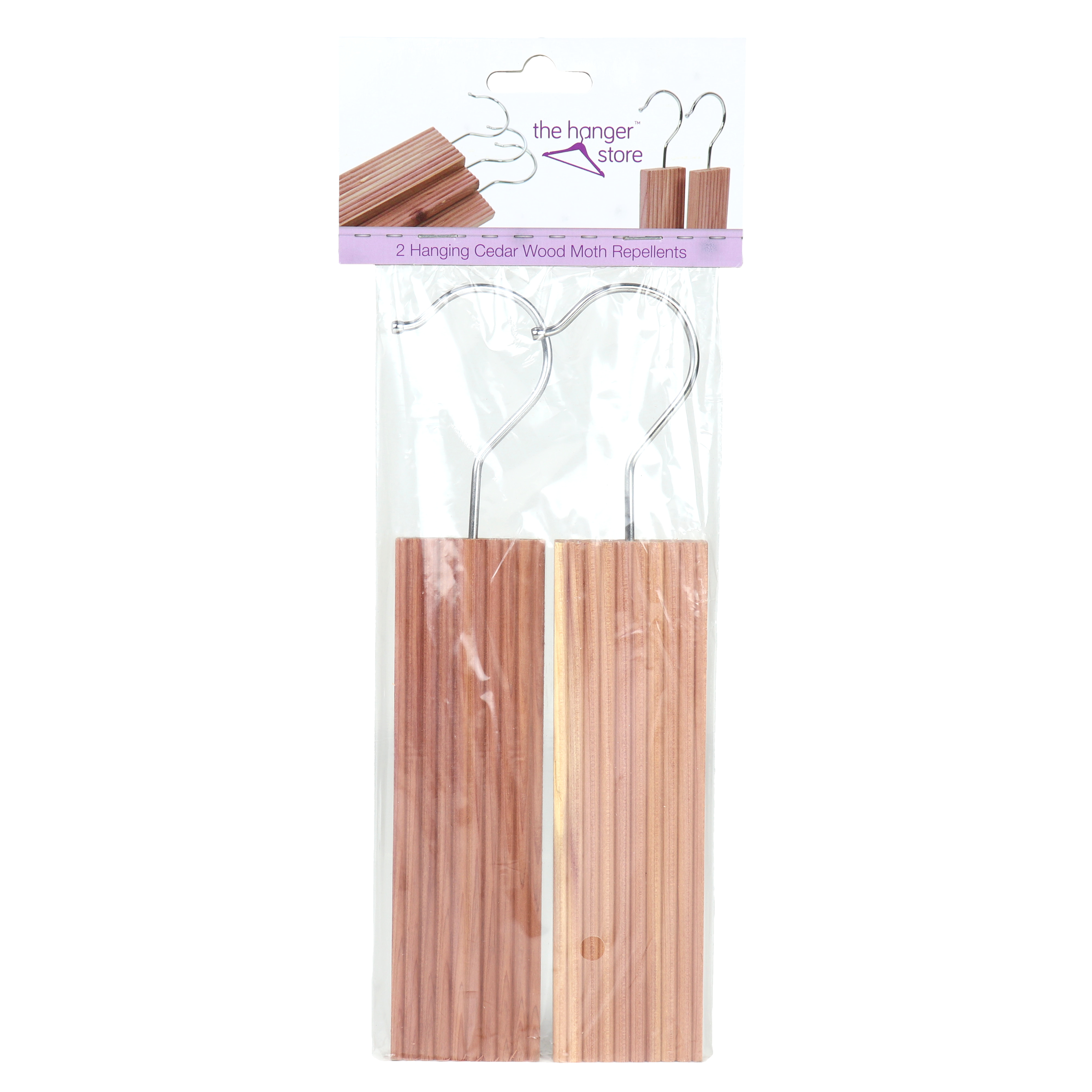 2 Cedar Wood Moth Repellent Hangers The Hanger Store