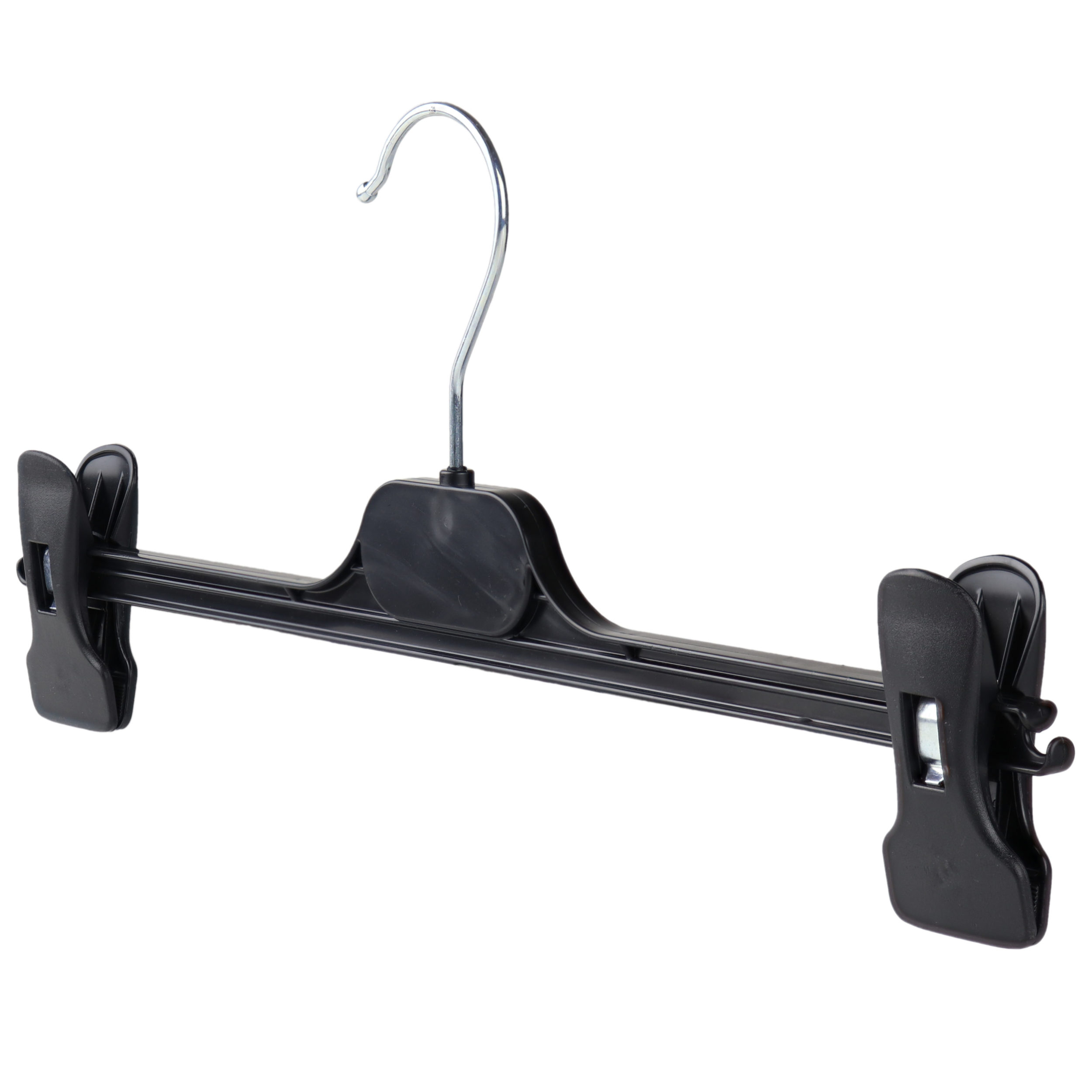 Black Plastic Hanger Clips Trouser Hangers The Hanger Store